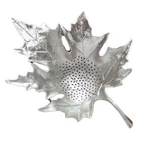 Tin Maple Leak Tea Infuser, Handmade