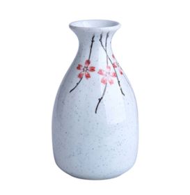 Ceramic Japanese Sake Bottle, Traditional Liquor Jug #25