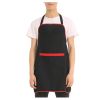 [Black] Durable Apron for Men, 30.7 inches