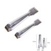 Set of 2, Bread Tongs in Stainless Steel