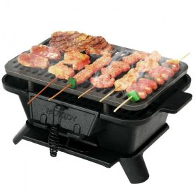 Heavy Duty Cast Iron Tabletop BBQ Grill/Stove for Camping or Picnic