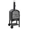 Charcoal Fire, Outdoor Pizza Oven with Fireclay Stone