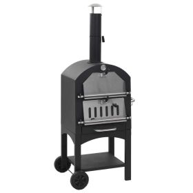 Charcoal Fire, Outdoor Pizza Oven with Fireclay Stone