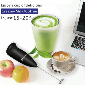 Electric Milk Frother, Drink Foamer, Whisk Mixer