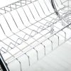 2 Tier, Dish Drying Rack, Drainer in Stainless Steel