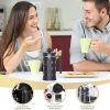 Small French Press Coffee Maker, with 4 Level Filtration System, Borosilicate Glass, Durable Stainless Steel, Thickened, Heat Resistant