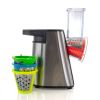 One-Touch Control, 4 In 1, Stainless Steel, Electric Salad Maker W/Attachments