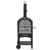 Charcoal Fire, Outdoor Pizza Oven with Fireclay Stone
