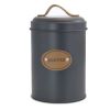 MegaChef-Kitchen Food Storage and Organization, 5 Piece Canister Set in Grey