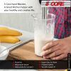 Hand Held Blender Stick, 500 WATT Immersion, 2 Speed Turbo Mixer with 2 Titanium Blades HB 1510