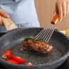 1pc Stainless Steel Spatula with Wood Handle