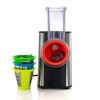 One-Touch Control, 4 In 1, Stainless Steel, Electric Salad Maker W/Attachments