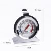 Stainless Steel Oven Thermometer, Celsius or Fahrenheit Food Temperature Gauge