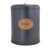 MegaChef-Kitchen Food Storage and Organization, 5 Piece Canister Set in Grey