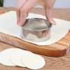3pcs/Set; 2.36in/2.76in/3.15in; Stainless Steel Circle Mold & Hand Press Set