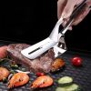 1pc Stainless Steel Steak Tongs