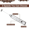 Milk Frother, Electric Egg Beater, USB Rechargeable Mixer for Coffee Drink, Portable