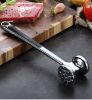 Zinc Alloy, Meat Tenderizer-Double Sided with Non-Slip Handle