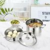 Home Delicacies, 2-Tier 304 Stainless Steel Steaming Set with Lid