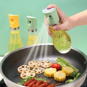 1pc, Oil Spray Bottle; Kitchen Household Olive Oil, Edible Oil, Push-type Oil Sprayer