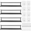 4 Pcs, Wall Mount-Spice Racks, Organizer, Storage Shelf