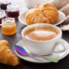 4Pc, Silverware Set, Anodized Stainless Steel Set with Fork, Knife and Tea Spoon