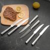 16-Piece, Stainless Steel Kitchen Knife Set with Sharpener