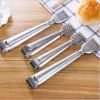 Set of 2, Bread Tongs in Stainless Steel