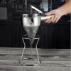 Batter Dispenser, Stainless Steel Funnel Design with Stand Rack, 1000 ML Waffle/Pancake Batter Dispenser