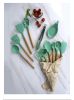 Silicone Kitchen Utensils Set, 12 pcs, with Wooden Handles