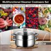2 Tier, Stainless Steel Steamer