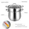 Good Helper In The Kitchen, 2-Tier Stainless Steel Steamer Pot