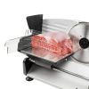 Meat Slicer, Electric Deli Meat Slicer with Removable 7.5'' Serrated & Stainless Steel Blade