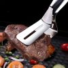 1pc Stainless Steel Steak Tongs