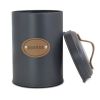 MegaChef-Kitchen Food Storage and Organization, 5 Piece Canister Set in Grey