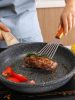 1pc Stainless Steel Spatula with Wood Handle