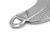 Stainless Steel Colander, Food Strainer, Fit for All Pots and Bowls with Hand Grips