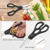 16-Piece, Stainless Steel Kitchen Knife Set with Sharpener