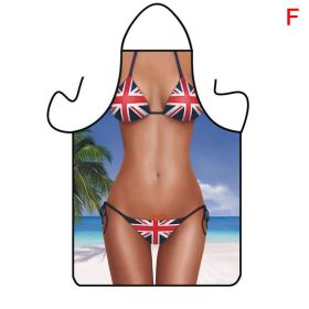 1pc Funny Muscle Funny & Sexy Kitchen Aprons (Style: F)