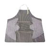 Striped Linen Apron, Adjustable Kitchen Cooking Apron, Cotton And Linen Machine Washable With 2 Pockets