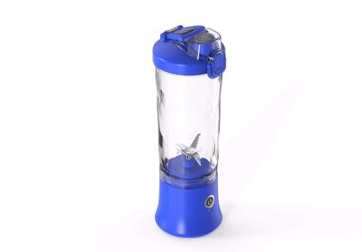 Dual-purpose Blender/Juicing Cup Juice Cup Small Portable Blender/Juicer Electric Mini Juicer USB Rechargeable Blender (Color: Purple)