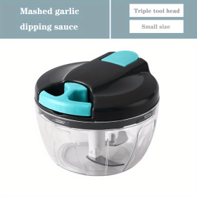 Manual Vegetable Cutter (Color: Gray-blue)
