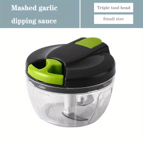 Manual Vegetable Cutter (Color: Gray-green)