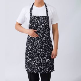 Adjustable Half-length Adult Apron (Color: B)