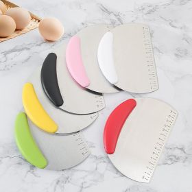 Dough Cutter, Dough Knife in Stainless Steel with Measurements (select: NM506-pink)