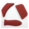 Silicone Pot & Handle Holders - 3 pieces - 1 Long Holder and 2 Semicircular Handle Cover - Heat Protecting Silicone Anti-Hot Non-Slip
