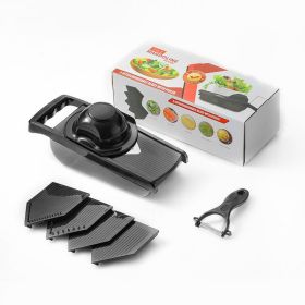 Multifunctional Vegetable Cutter (Color: Black)
