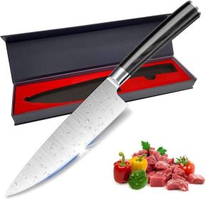 Bread Knife, Chef's Knife or Damascus All Purpose Knife-see Variants (Color: As pic show, size: 8 Inch)