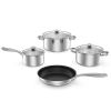 Household Daily Delicacies 3-piece Safe Non-Stick Cookware Set