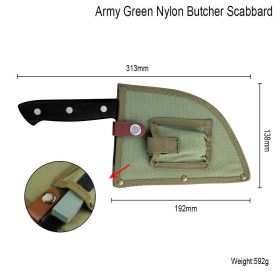 Hand Made, Stainless Steel Meat Cleaver, Sheath Sold Separately (quantity: Sheath 1pc)